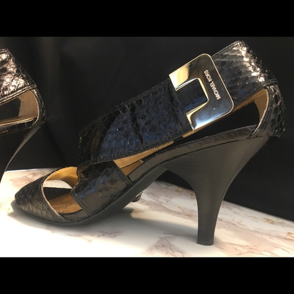 Authentic Gorgeous Michael Kors Shoes Real Snakeskin - Picture 2 of 7